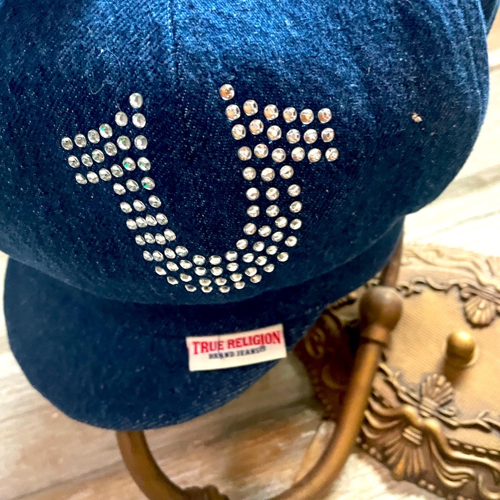 Derby style denim hat , new w/tags true religion brand